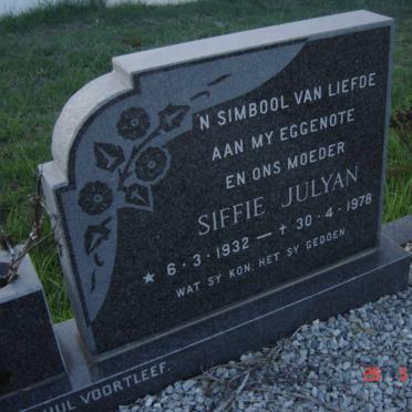 JULYAN Siffie 1932-1978