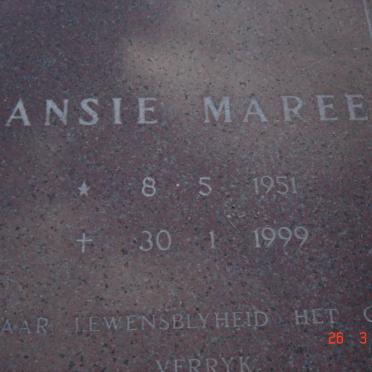 MAREE Ansie 1951-1999