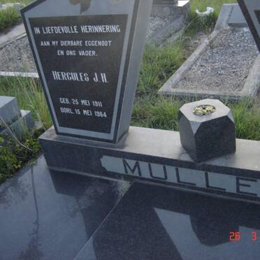 MULLER Hercules J.H. 1911-1964