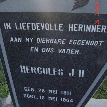 MULLER Hercules J.H. 1911-1964