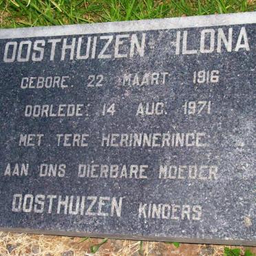 OOSTHUIZEN Ilona 1916-1971
