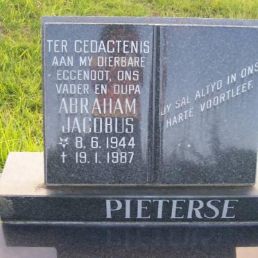 PIETERSE Abraham Jacobus 1944-1987