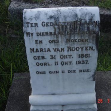 ROOYEN Maria, van 1861-1937