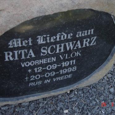 SCHWARZ Rita nee VLOK 1911-1998