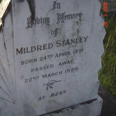 STANLEY Mildred 1891-1959