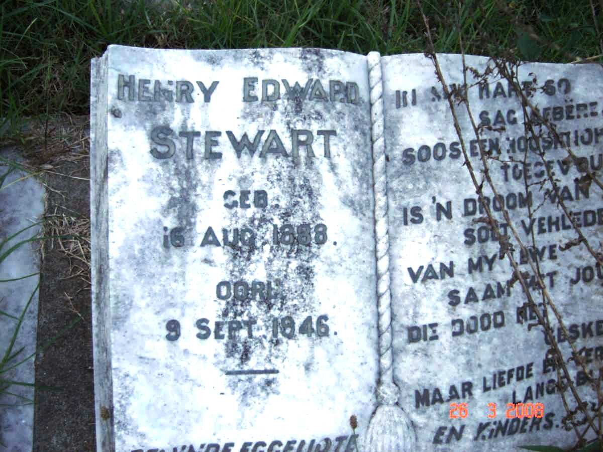 STEWART Henry Edward 1888-1946
