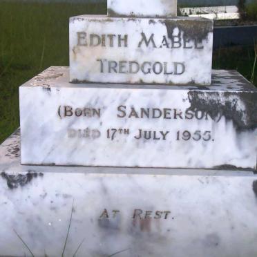 TREDGOLD Edith Mabel nee SANDERSON -1955