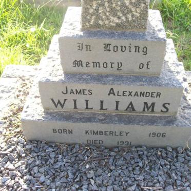 WILLIAMS James Alexander 1906-1991