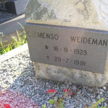 WEIDEMAN Clemenso 1923-1991