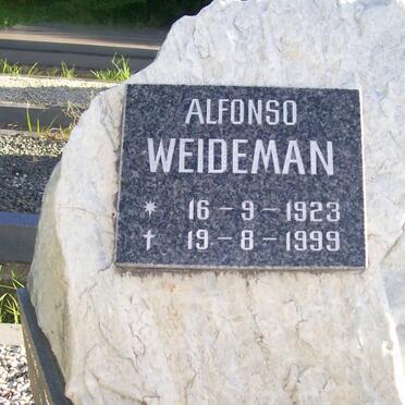 WEIDEMAN Alfonso 1923-1999