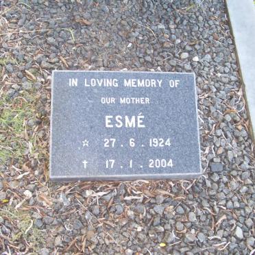 ? Esmé 1924-2004