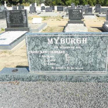 MYBURGH Christiaan Coenraad 1948-2003