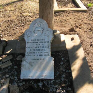 LIEBENBERG Christiaan Rudolf 1851-1923 &amp; Anna Jacoba Elizabeth LOUW 1855-1931