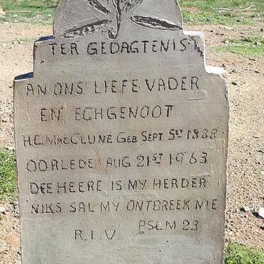 MACCLUNE H. C. 1888-1963