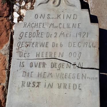 MACCLUNE Rachel 1921-1944