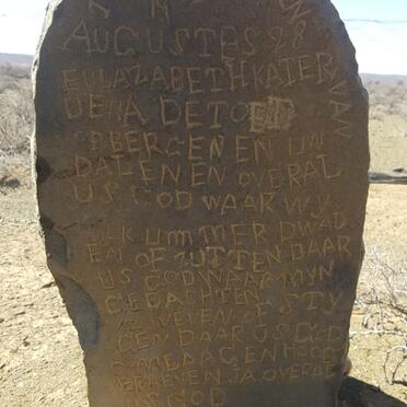 Western Cape, PRINCE ALBERT district, Vrisgewaagd 152_2, Single grave