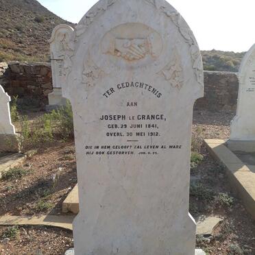 GRANGE Joseph, le 1841-1912