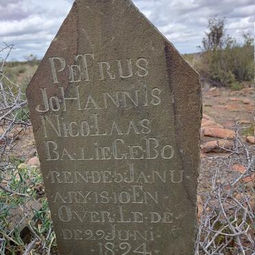 BALIE Petrus Johannes Nicolaas 1810-1894