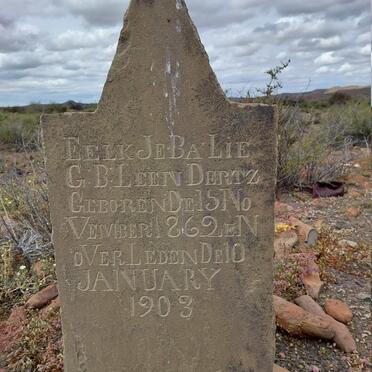 BALIE Eelkje nee LEENDERTZ 1862-1903