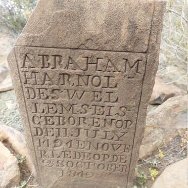 WELLEMSE Abraham Harnoldes 1791-1849