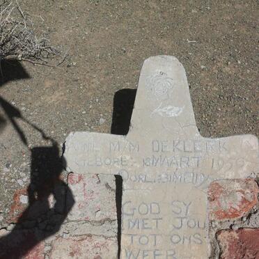 KLERK Annie M.M., de 1956-195?