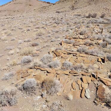 Western Cape, PRINCE ALBERT district, Gamkaspoortdam, Witpoort 145, farm cemetery