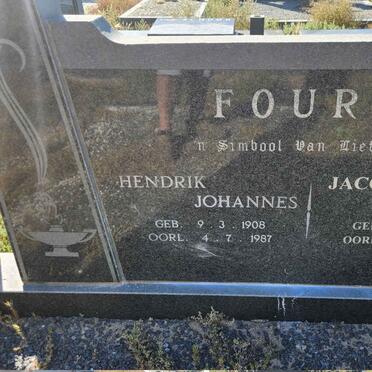FOURIE Hendrik Johannes 1908-1987 & Jacoba Adriana 1913-2008