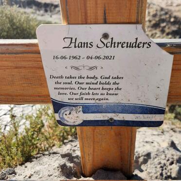 SCHREUDERS Hans 1962-2021