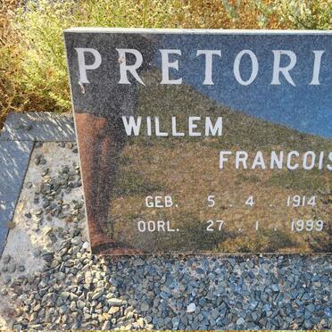 PRETORIUS Willem Francois 1914-1999