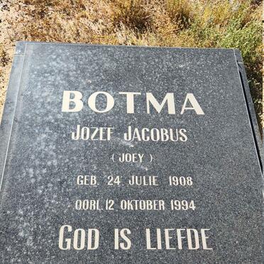 BOTMA Jozef Jacobus 1908-1994