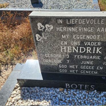 BOTES Hendrik 1935-1995