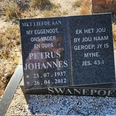 SWANEPOEL Petrus Johannes 1937-2012