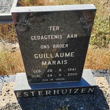 ESTERHUIZEN Guillaume Marais 1941-2000