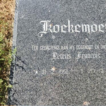 KOEKEMOER Petrus Francois 1951-1992