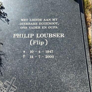 LOUBSER Philip 1947-2000