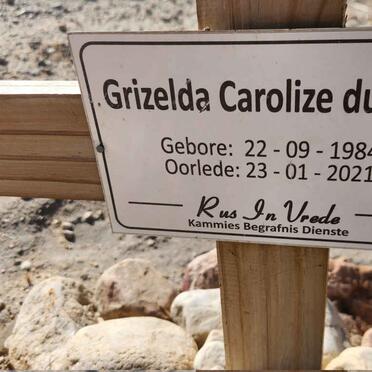TOIT Grizelda Carolize, du 1984-2021