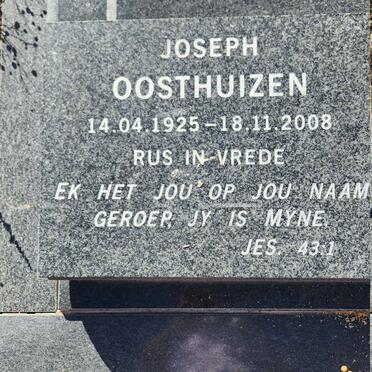OOSTHUIZEN Joseph 1925-2008