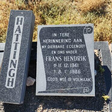 HATTINGH Frans Hendrik 1941-1986