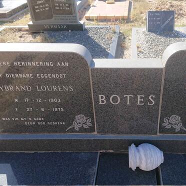 BOTES Sybrand Lourens 1903-1975 & Elsie Catharina LE ROUX 1901-1987