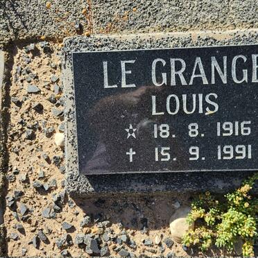 GRANGE Louis, le 1916-1991