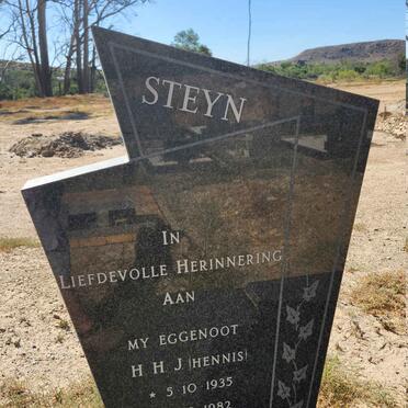 STEYN H.H.J 1935-1982