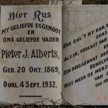 ALBERTS Pieter J. 1869-1932