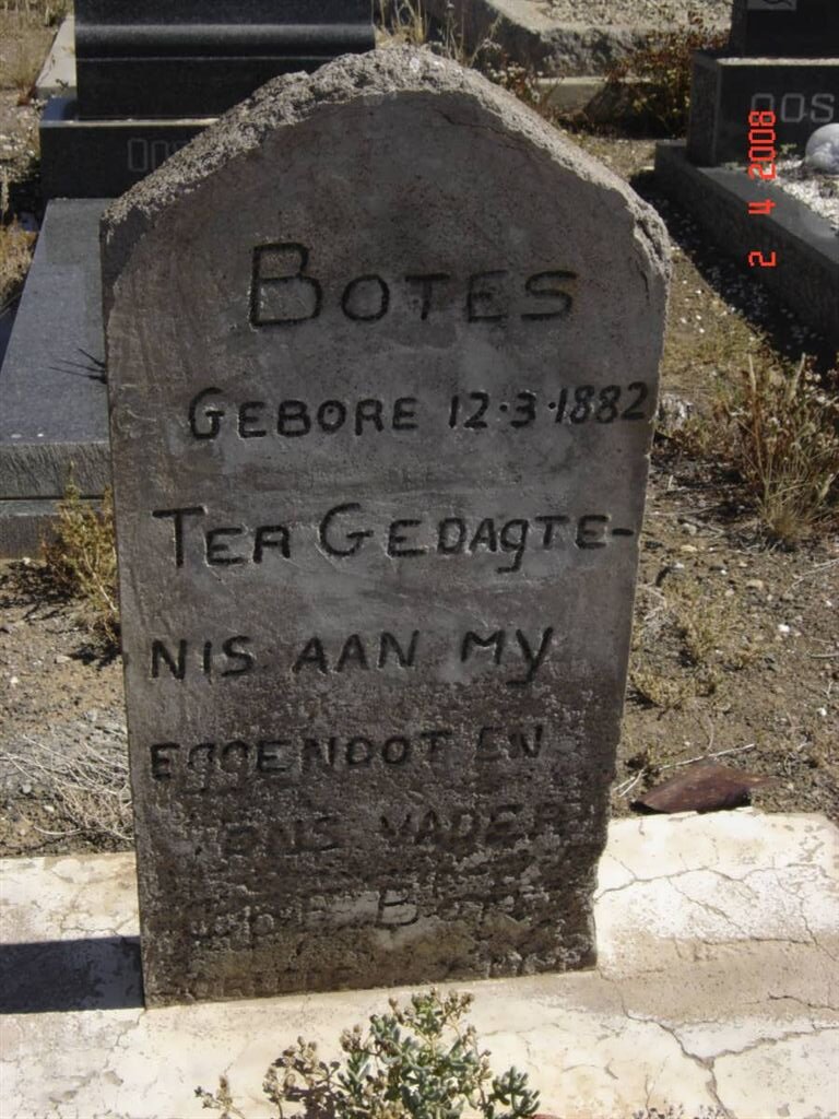 BOTES C.J.F. 1882-1958