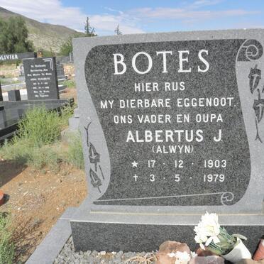 BOTES Albertus J. 1903-1979