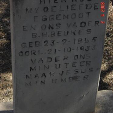 BEUKES B.H. 1865-1933