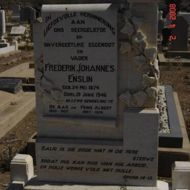 ENSLIN Frederik Johannes 1874-1946