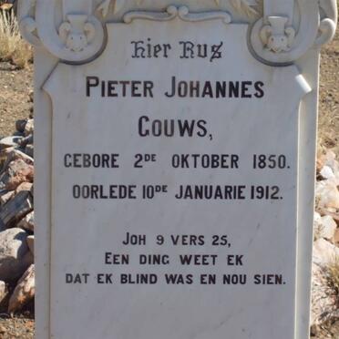 GOUWS Pieter Johannes 1850-1912