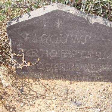 GOUWS M.J. nee BORESTEEM