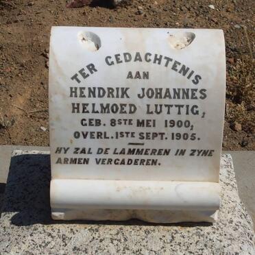 LUTTIG Hendrik Johannes Helmoed 1900-1905