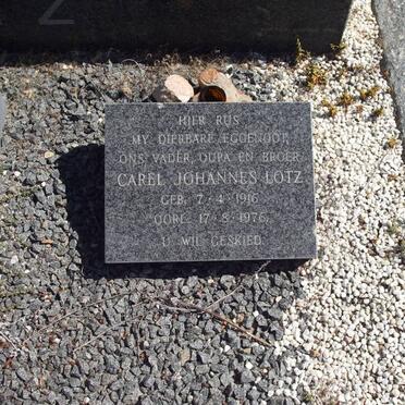LOTZ Carel Johannes 1916-1976